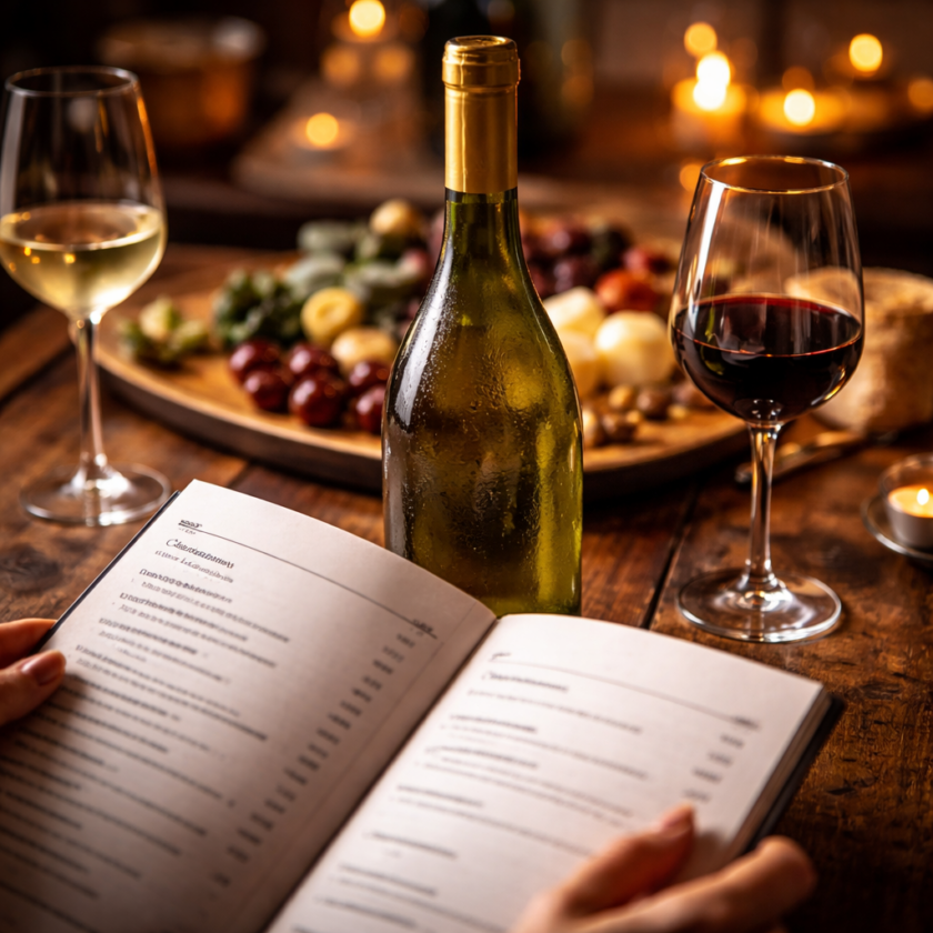 Vino y cartas de vino restaurantes